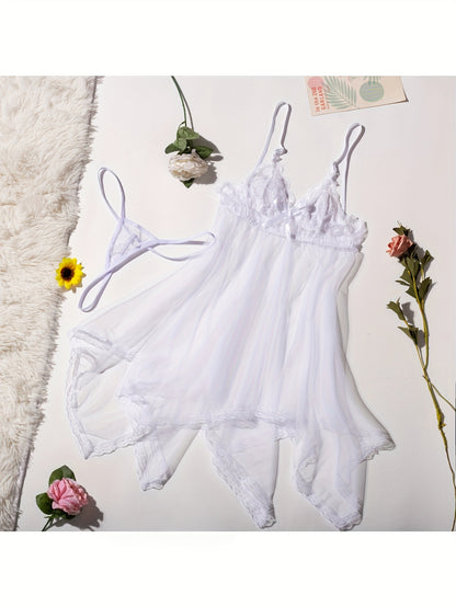 طقم نوم أنيق باللون البنفسجي