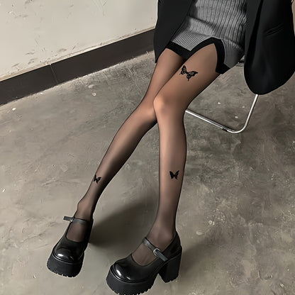 جوارب نسائية بتصميم فراشة