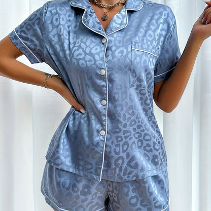 طقم بيجامة نسائي بألوان مختلطة