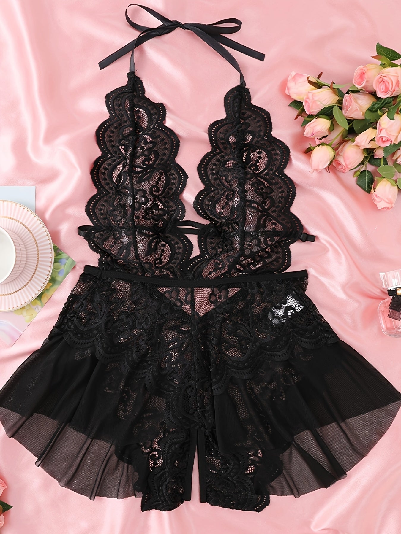 بودي سوت نسائي شفاف