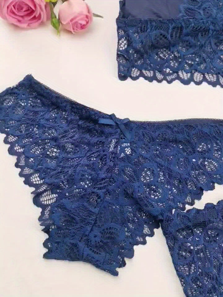 مجموعة لانجري نسائي دانتيل