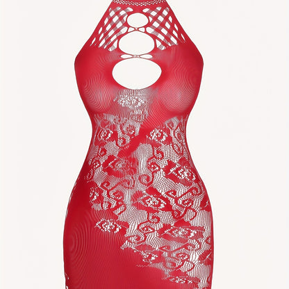 فستان ضيق بتصميم جاكار