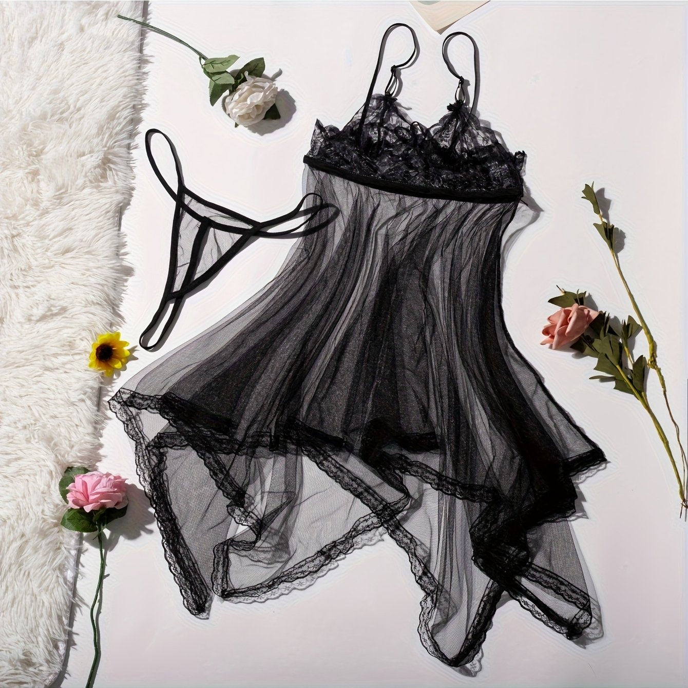 مجموعة شير لانجري 2 قطعة نسائية