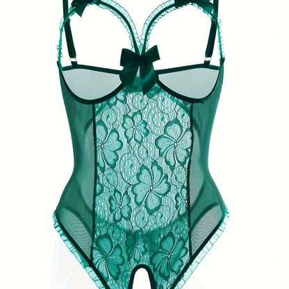 بدلة نسائية مثيرة بقصة دانتيل