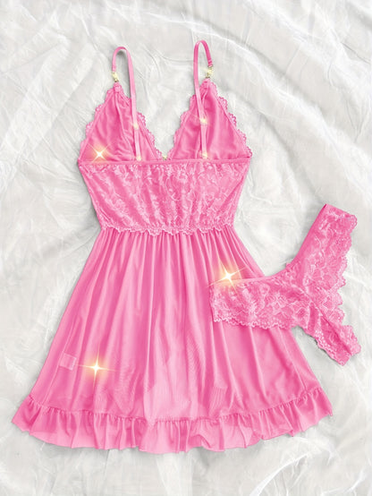 طقم نوم رومانسي