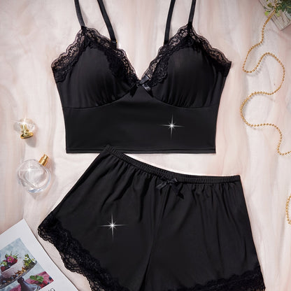 طقم بيجامة نسائية بلون خمري