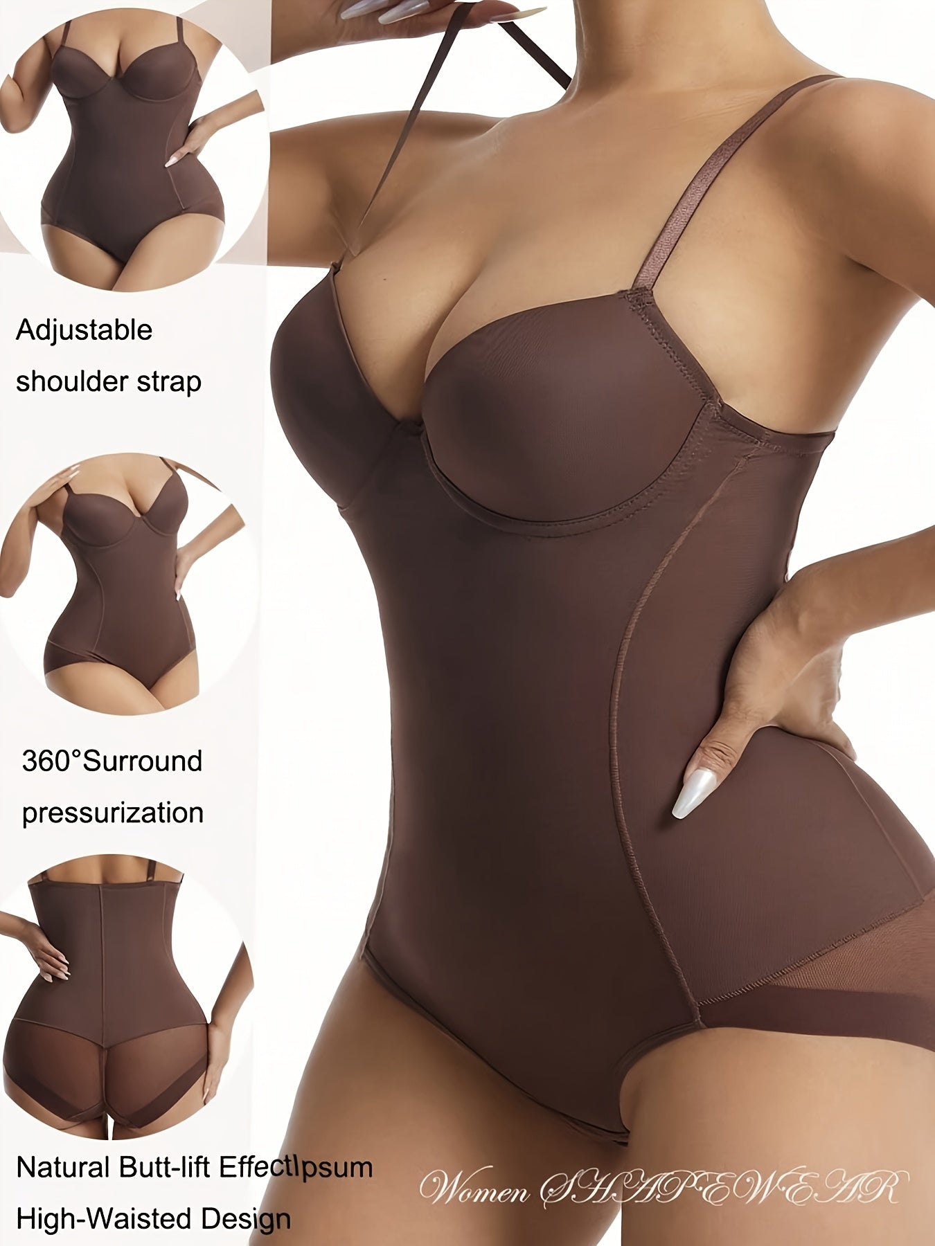 كورسيه شفاف بتصميم جذاب