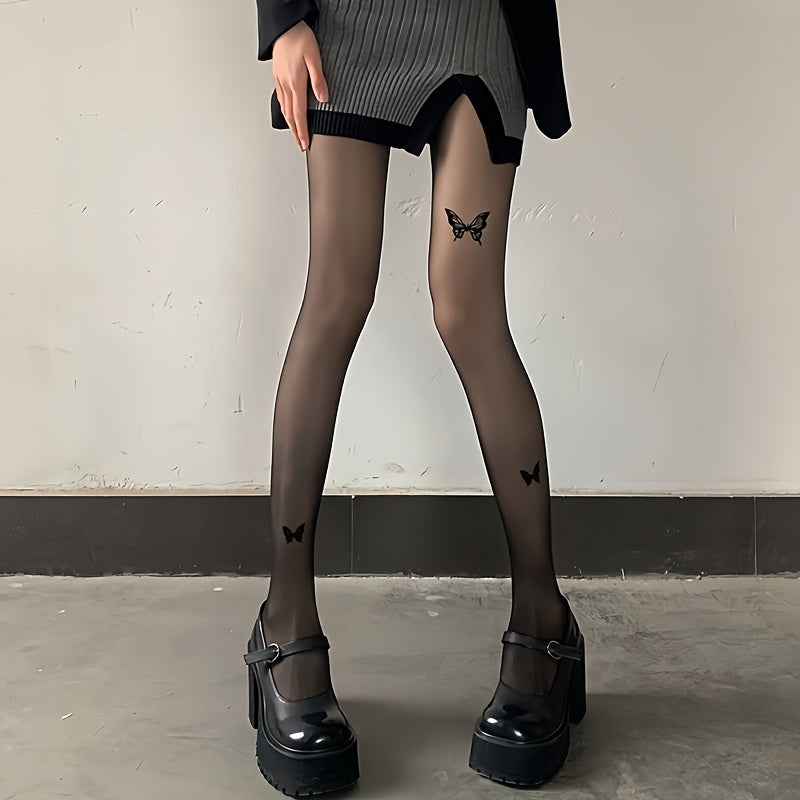 جوارب نسائية بتصميم فراشة