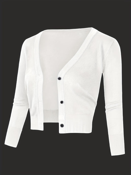 بطاقة كروشيه أنيقة بأزرار