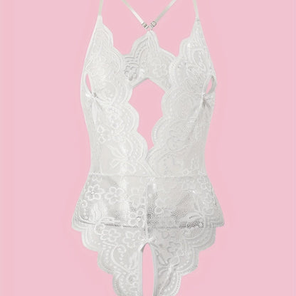 بدلة ليفي زهري مع حواف مكشكشة