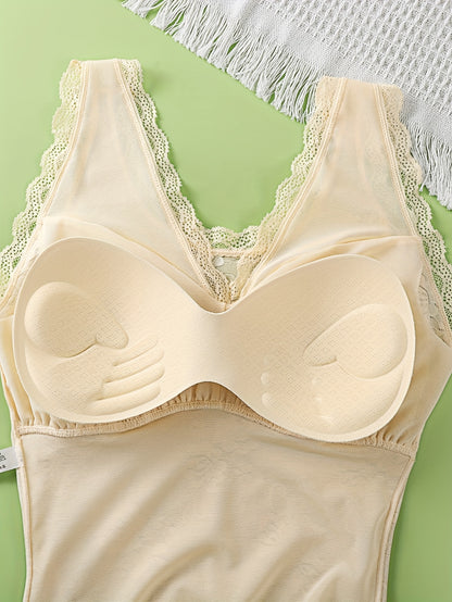 بادي نسائي مثير بلون الخوخ