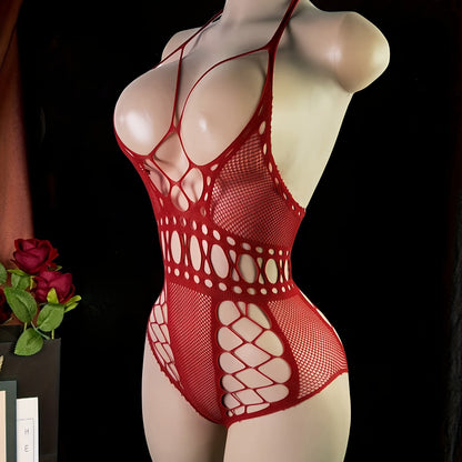 بدلة مثيرة بقطع شفاف