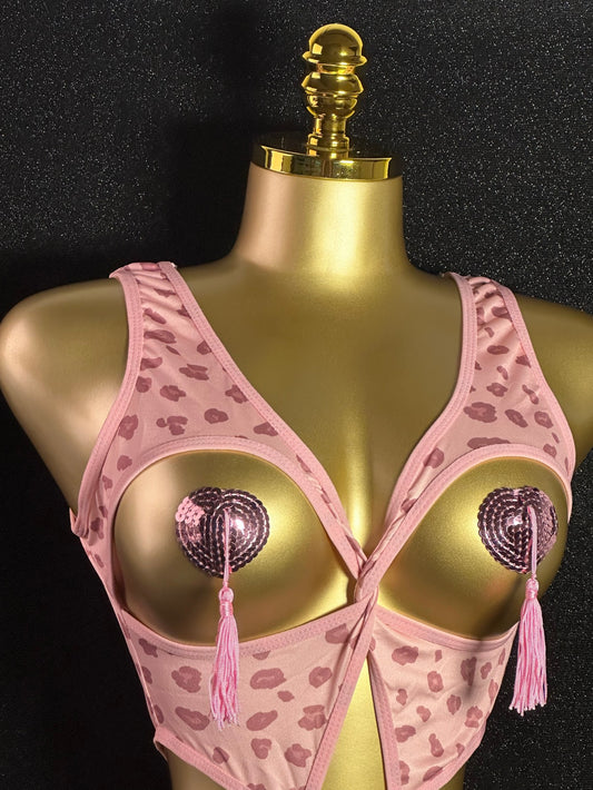 بدلة نسائية ليوبارد جريئة