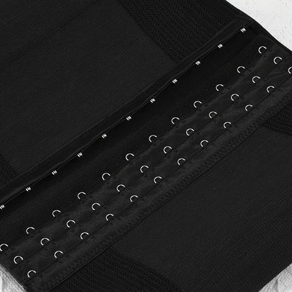 حزام تحكم البطن عالي الخصر للنساء - أسود