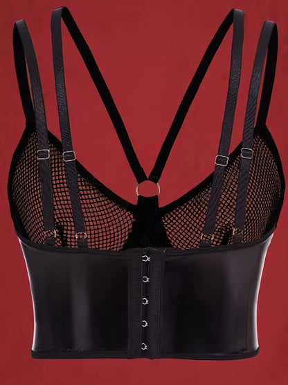 صدرية دعامات مزدوجة سوداء