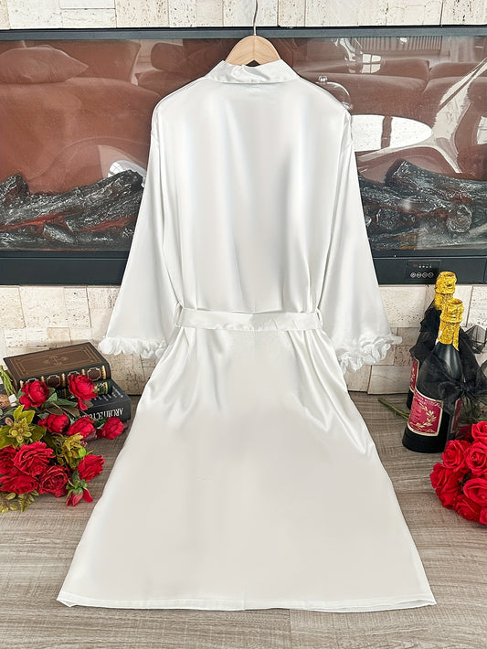 روب نسائي أنيق بأكمام طويلة