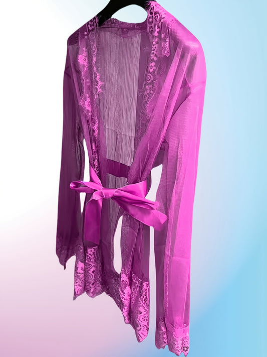 روب نسائي بنفسجي