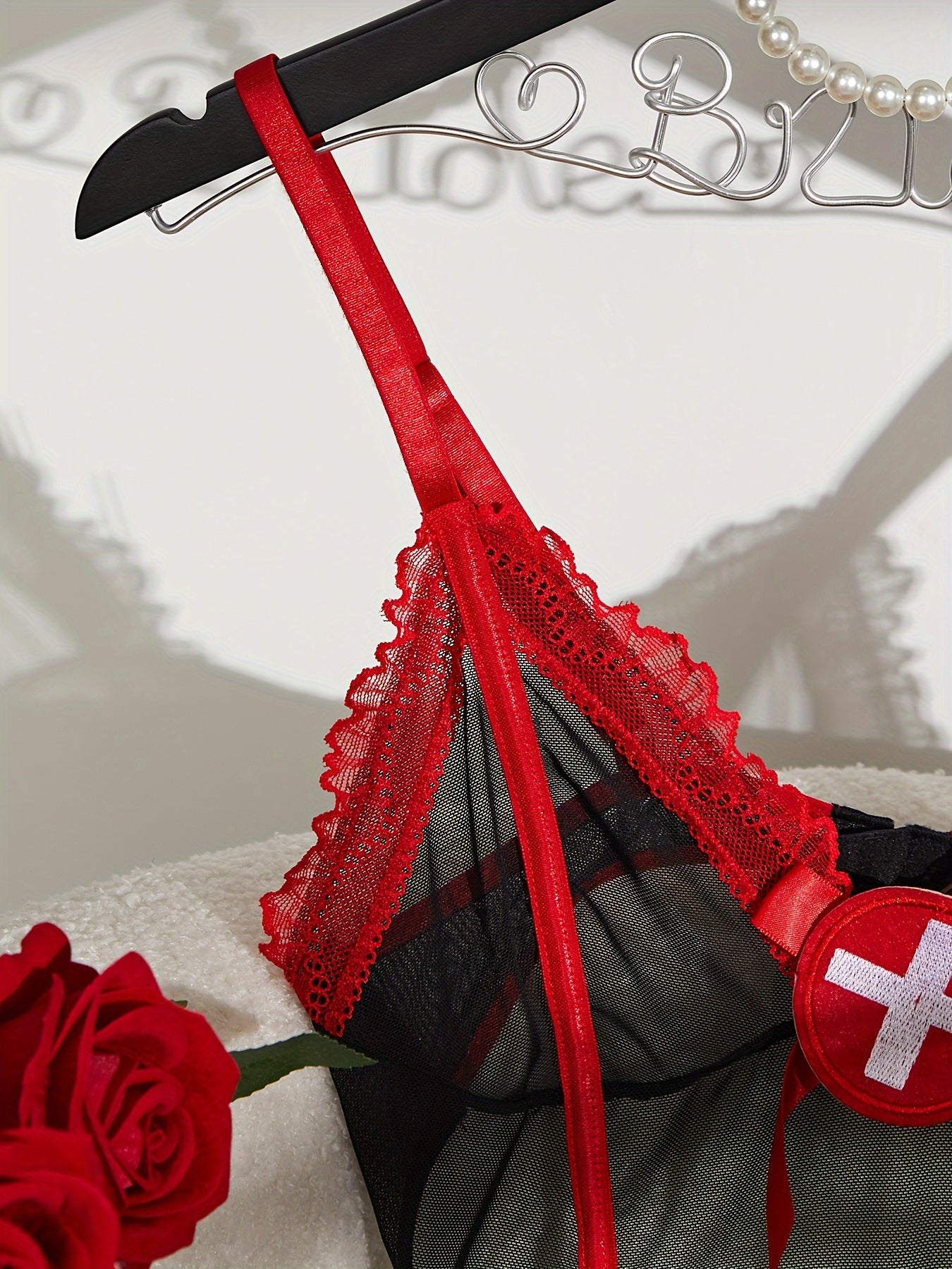 بدلة مربية مغرية 3 قطع