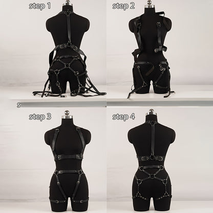 طقم صدرية كامل للجسم للنساء