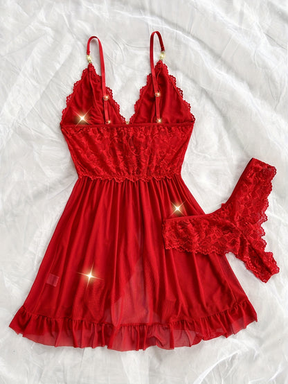 طقم نوم رومانسي