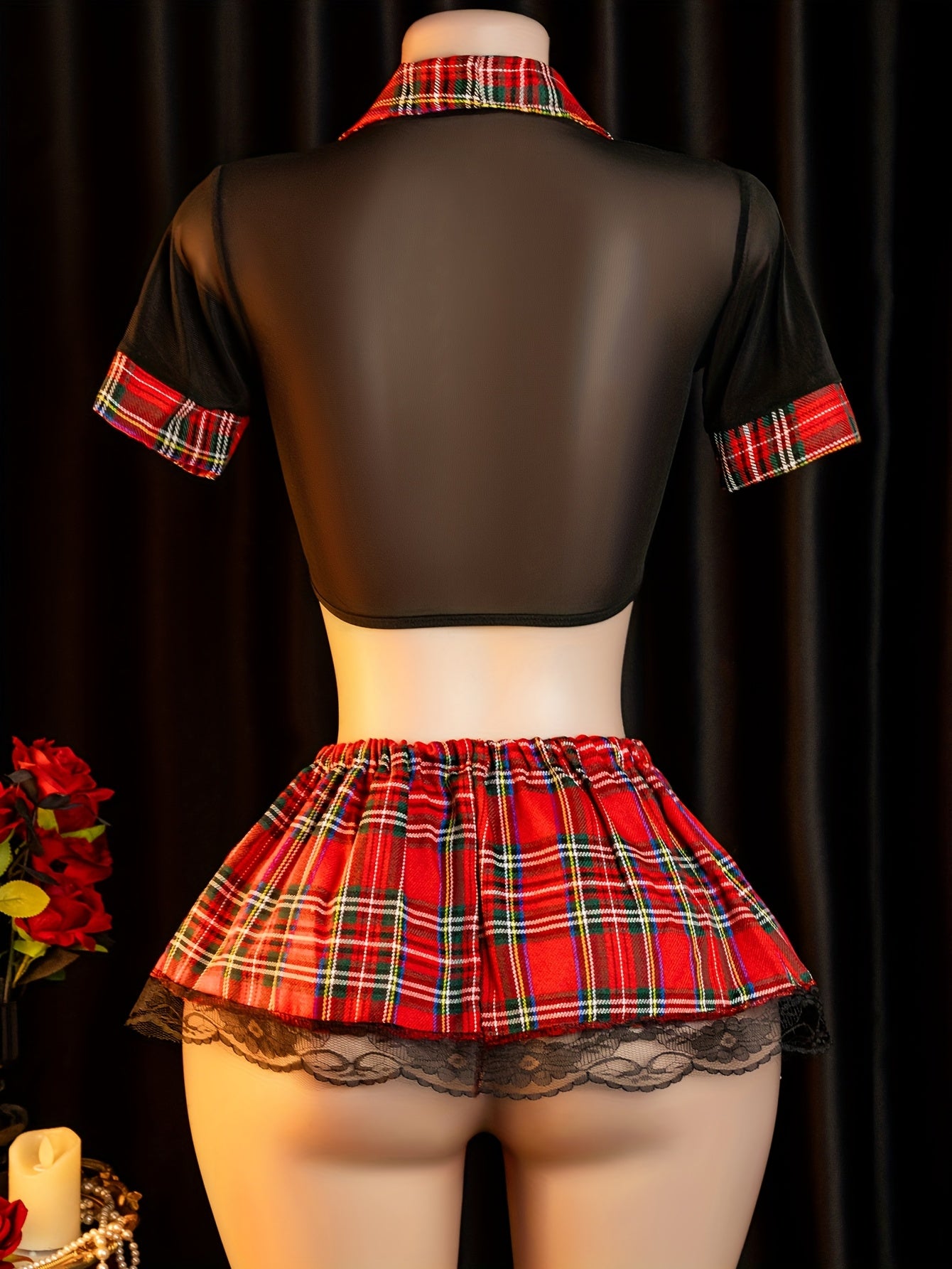 طقم لانجري شفاف أنيق