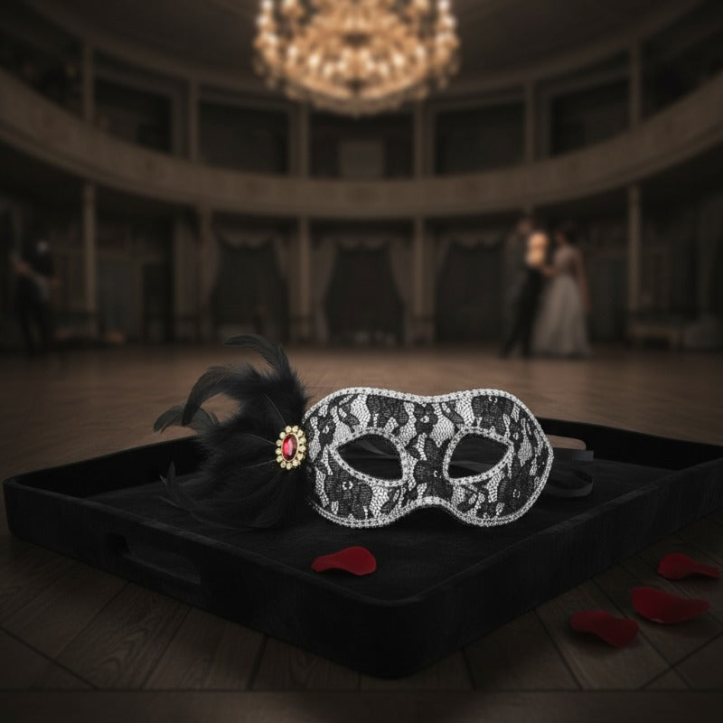 قناع ماسكرايد من الدانتيل