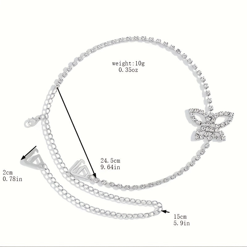 أكسسوار مزدوج بأكتاف فراشة