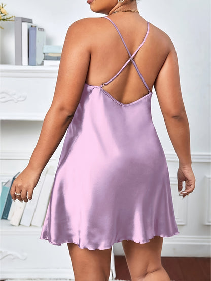 فستان نوم نسائي ممتلئ الأناقة