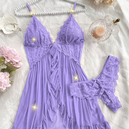 طقم نوم رومانسي