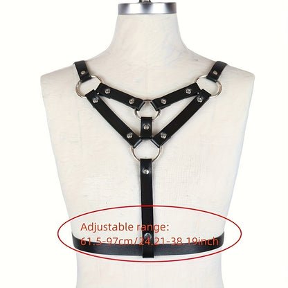 حزام صدر جلد مثير للنساء