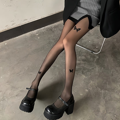 جوارب نسائية بتصميم فراشة