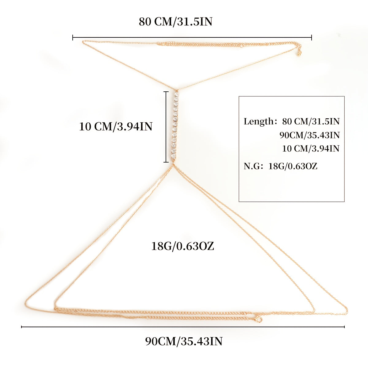 سلسلة عنق نسائية فاخرة