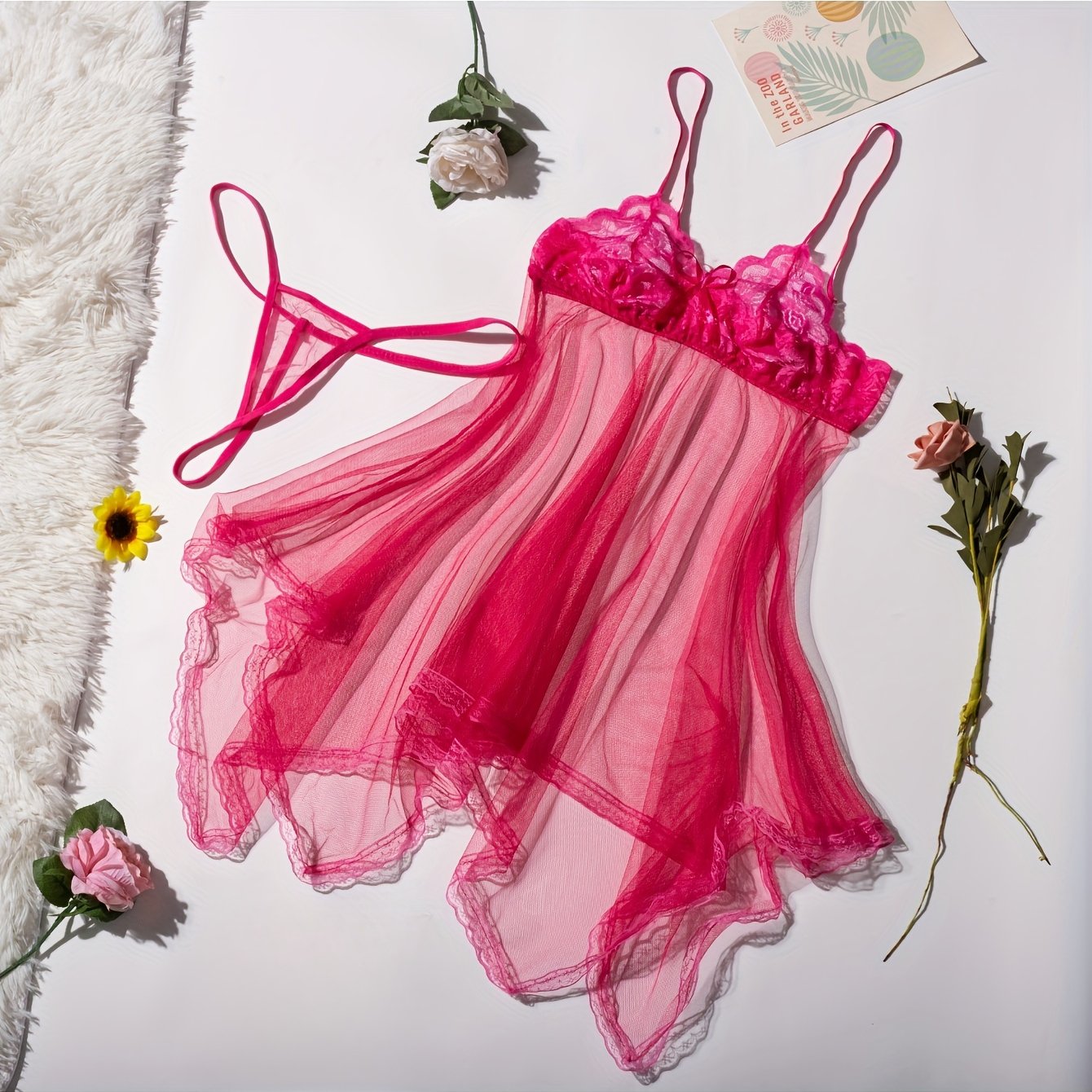 طقم نوم أنيق باللون البنفسجي