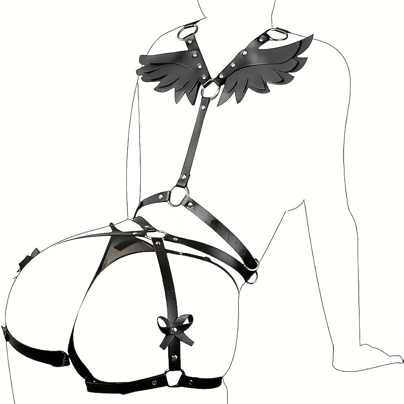 حزام الجسم بأجنحة ملائكية