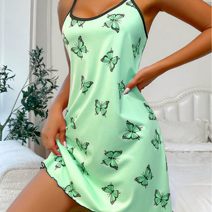 رداء نوم نسائي بتصميم فراشة