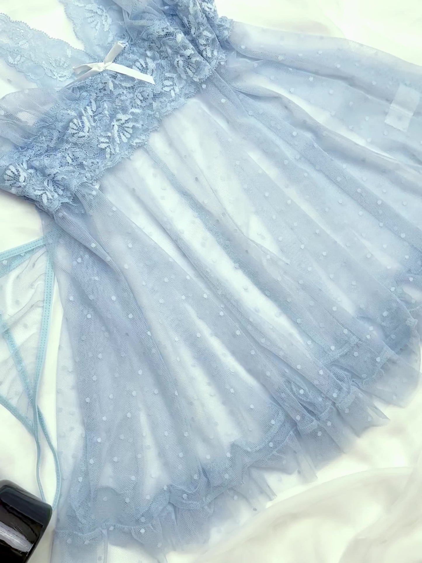 فستان ليلي شفاف نسائي