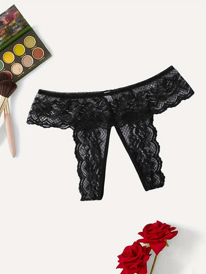 شورت نسائي مثير من دانتيل أحمر