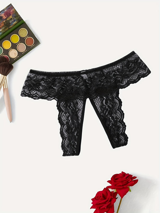 شورت نسائي مثير من دانتيل أحمر