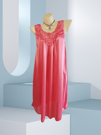 فستان نوم نسائي قابلة للاستخدام - وردي