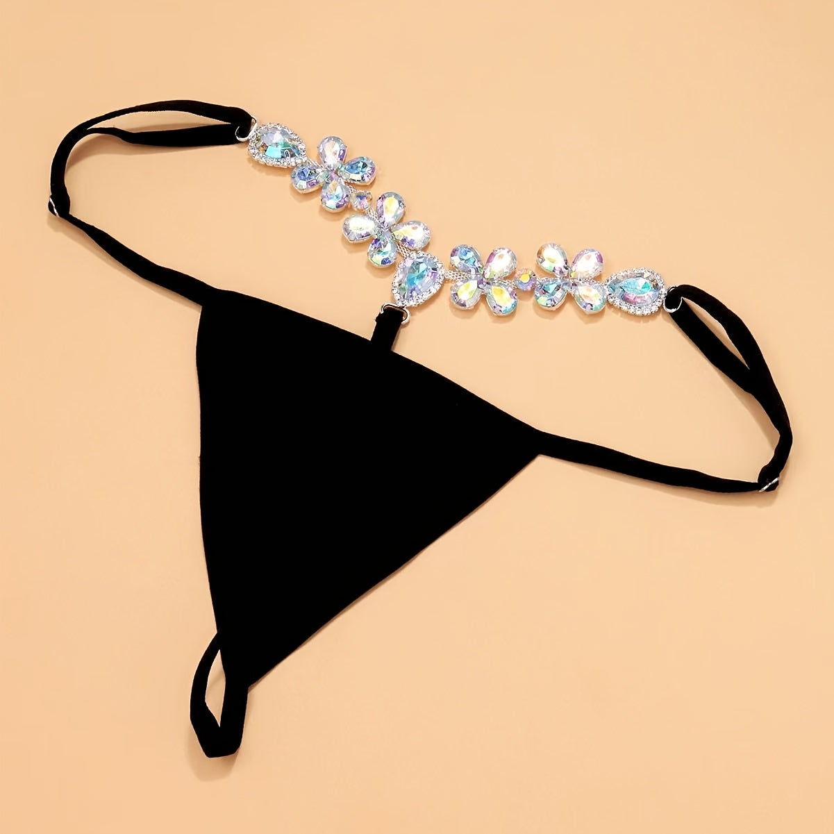 إكسسوار أنيق للجسم بالأحجار اللامعة