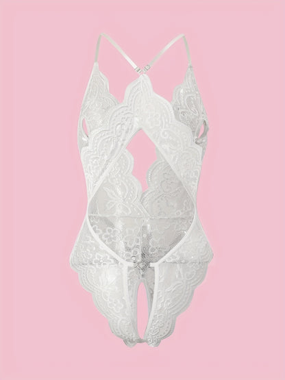 بدلة ليفي زهري مع حواف مكشكشة