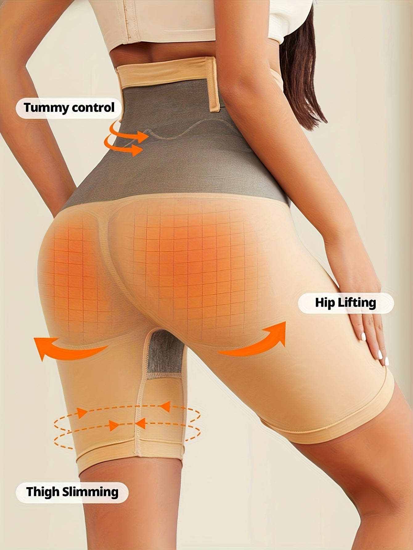 سروال حراري نسائي عالي الخصر