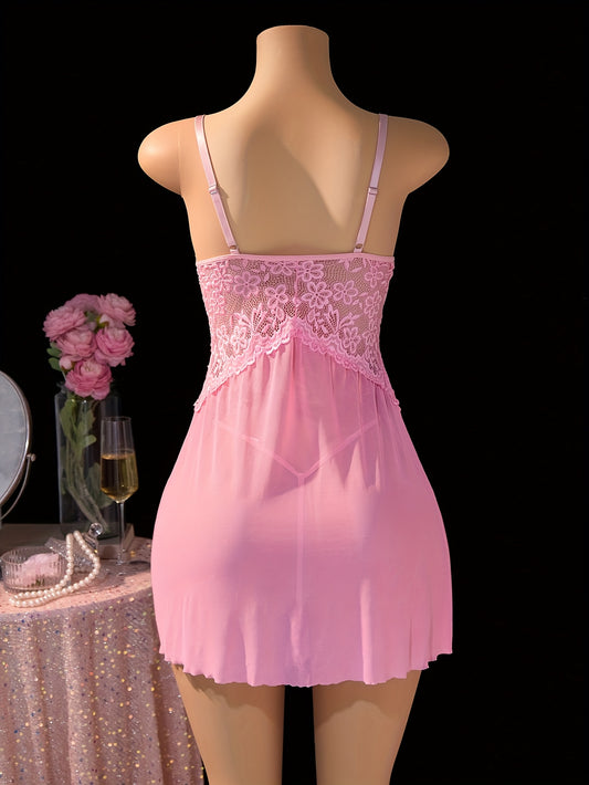 فستان ناعم مزخرف من الدانتيل