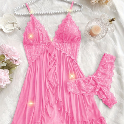 طقم نوم رومانسي