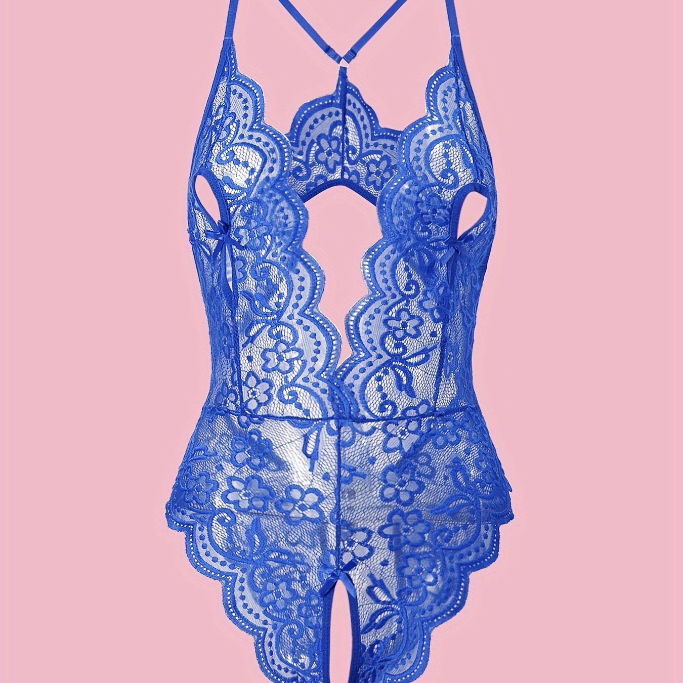 بدلة ليفي زهري مع حواف مكشكشة