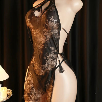 طقم ل lingerie شفاف فاخر