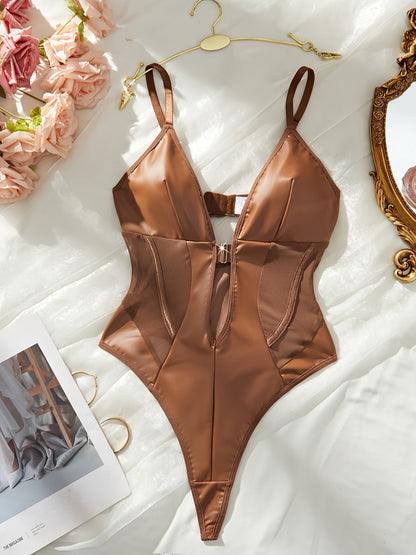 بادي نسائي هالوين باللون الكاكي