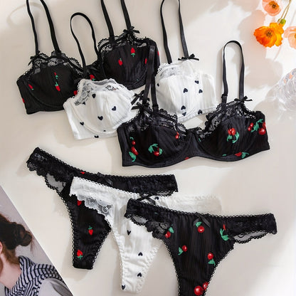 طقم حمالات صدر وشنطة نسائية