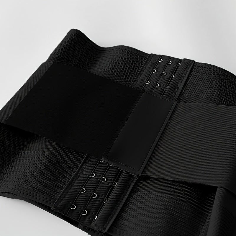 حزام تحكم البطن عالي الخصر للنساء - أسود