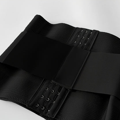 حزام تحكم البطن عالي الخصر للنساء - أسود